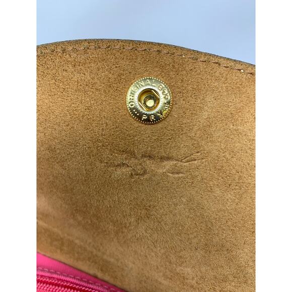 Longchamp Nylon Le Pliage Top Handle Bag in Flower /Pink Small AS IS CONDITION - Picture 10 of 13